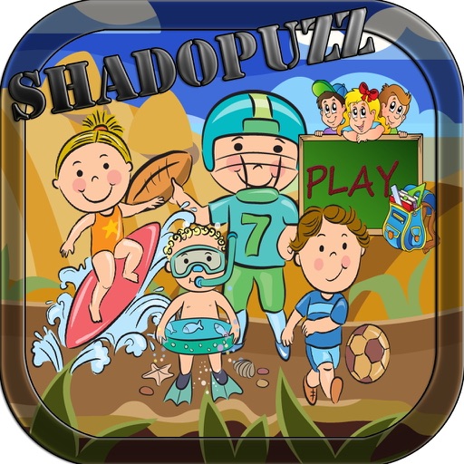 shadopuzz-shadow puzzle vocabulary english for kid Icon