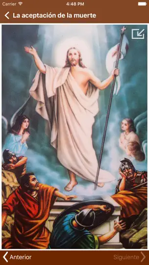 Captura de pantalla de ViaCrucis Catholic en iPhone 4