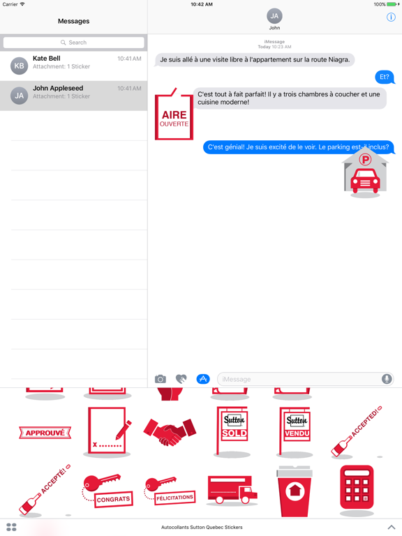 Screenshot #4 pour Autocollants Sutton Quebec Stickers