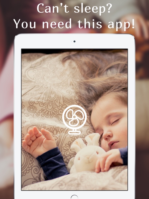 Night time sounds Brown noise for calm Box fan app iPad screenshot 4 - Lifestyle app