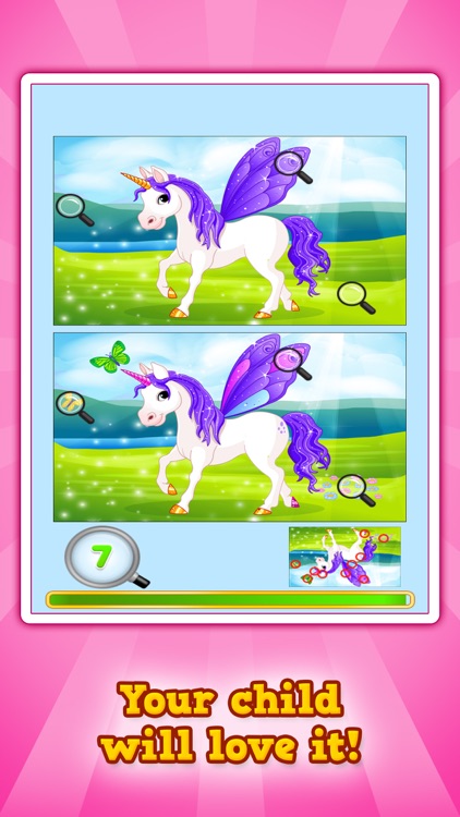 Find the Difference - Ponies & Unicorns screenshot-4