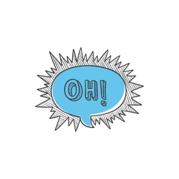 Comic Text stickers by NestedApps Stickers