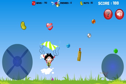 Sky Diving Ninja - Parachute Diver Stunt Kid screenshot 3