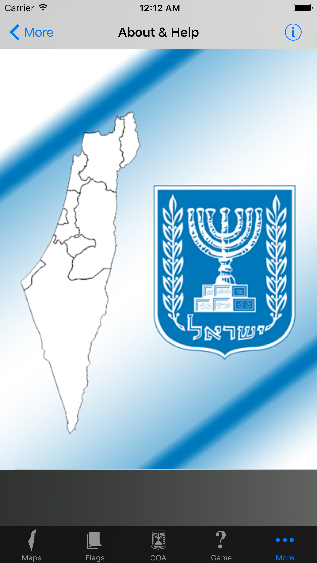 Israel District Maps and Capitals