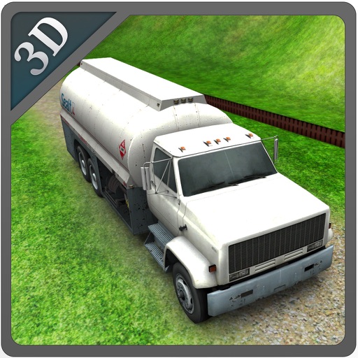 Offroad Drive Oil Tanker Truck - Lorry Driver Icon