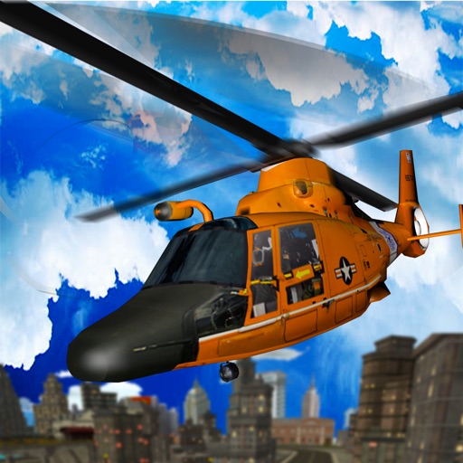 Helicopter Rescue Flight Simulator 3D: City Rescue icon