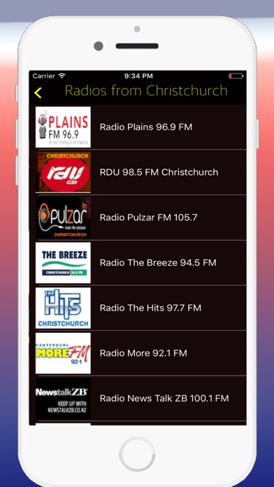 Screenshot #1 pour Radio New Zealand FM - Live Radio Stations Online