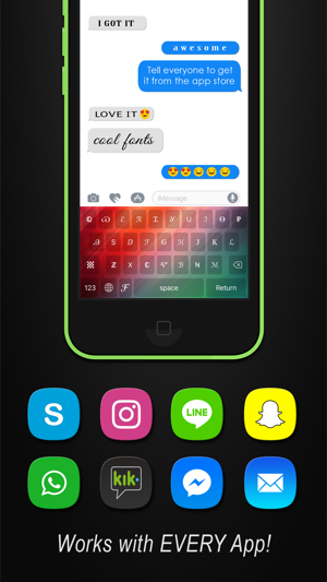 ‎Cool Fonts Keyboard Pro- Custom Themes and Skins Screenshot