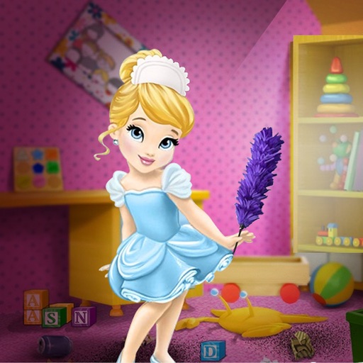 Cleaning-clean the messy room games for girls iOS App