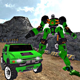 Snímky obrazovky (4) Offroad Hummer Robot Transformation : Iron Machine
