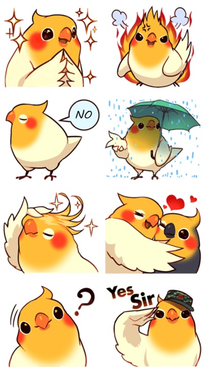 Best Lovely Bird Stickers screenshot-3