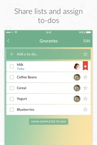 Wunderlist: To-Do List & Tasks screenshot 4