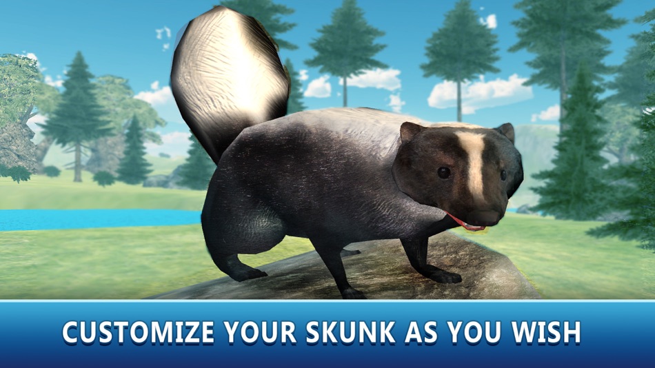 #3. Wild Skunk Simulator 3D (iOS) 由: Tayga Games OOO
