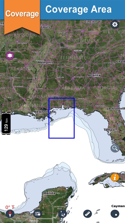 Alabama offline nautical marine charts for boating