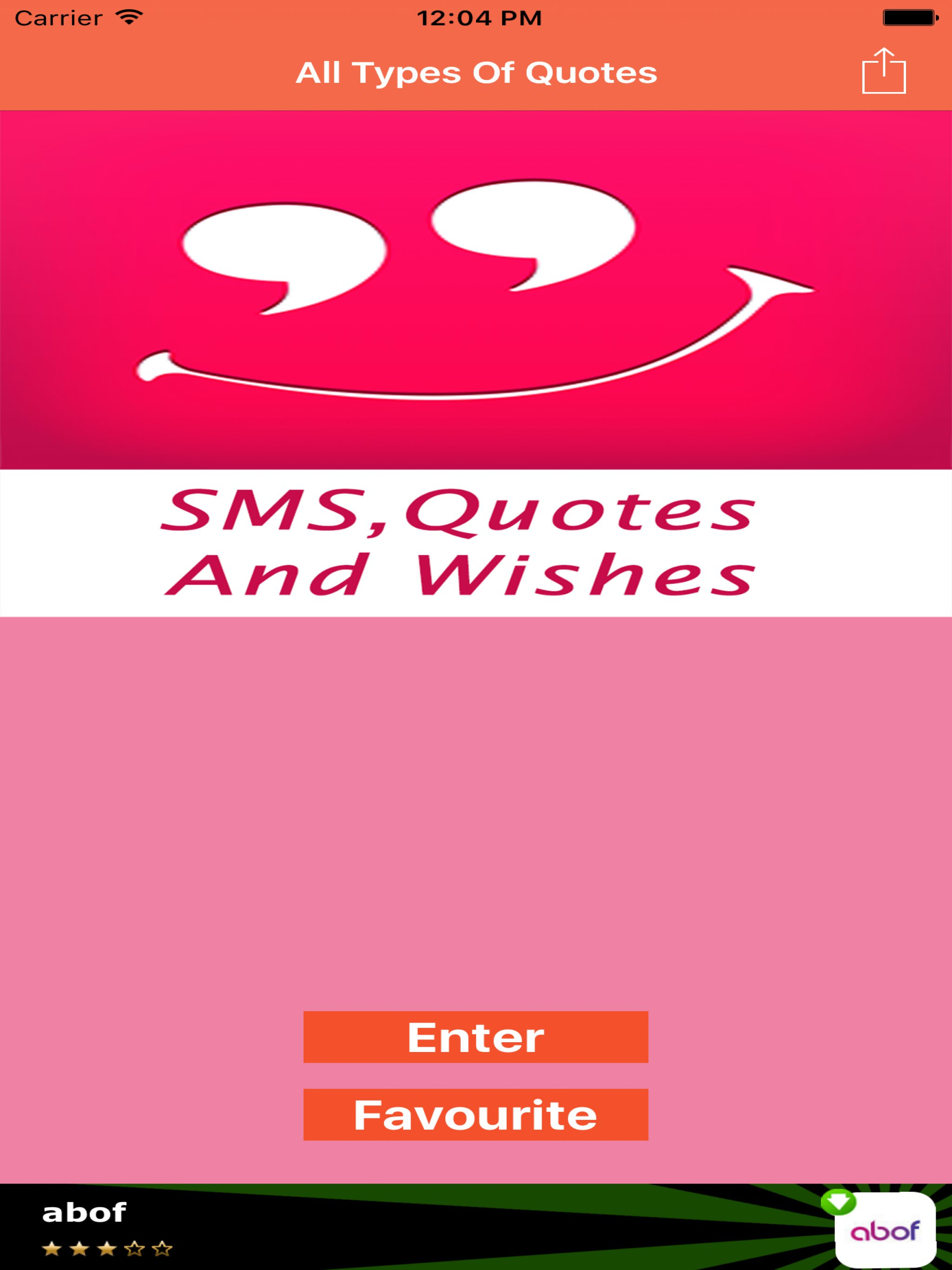 All Types Of Latest SMS,Quotes And Wishes Free App screenshot 6