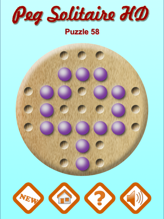 Peg Solitaire Plus iPad screenshot