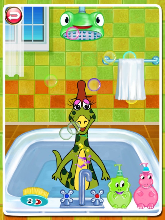 Скачать Dino Bath & Dress Up- Potty training game for kids