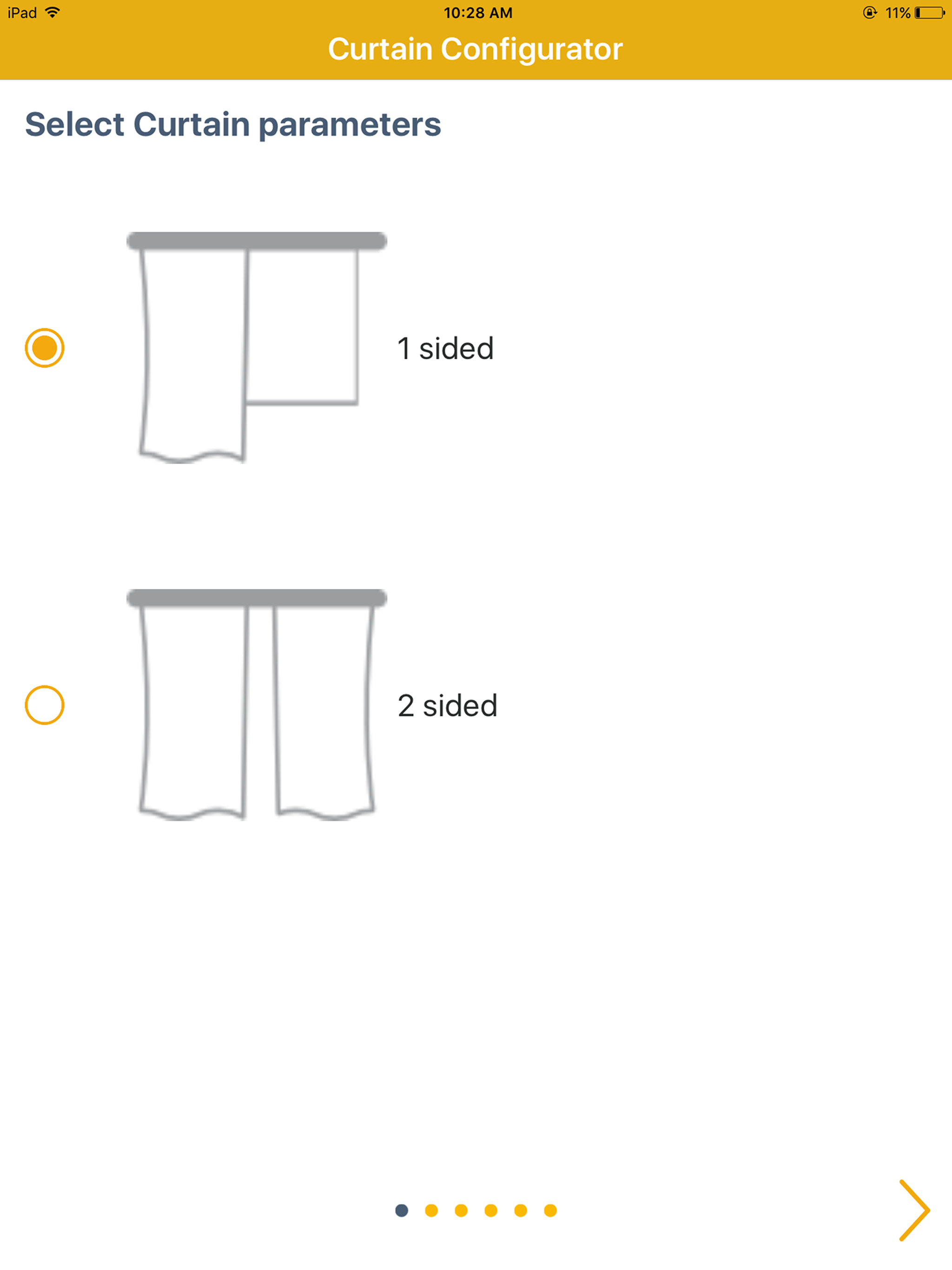 Somfy –  Curtain configurator