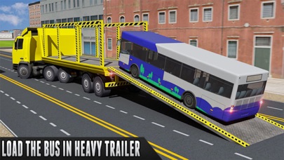 Bus Transporter Truck City Bus Transporter Flight iPhone screenshot