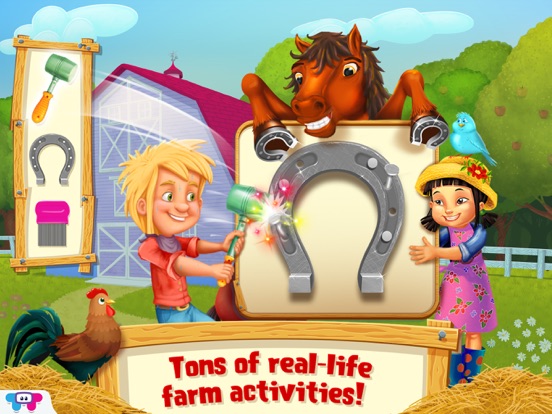 Little Farmers - Care, Fix & Decorate iPad app afbeelding 2