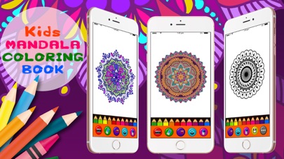 Screenshot #1 pour Mandala Coloring Pages- Game Adult Coloring book