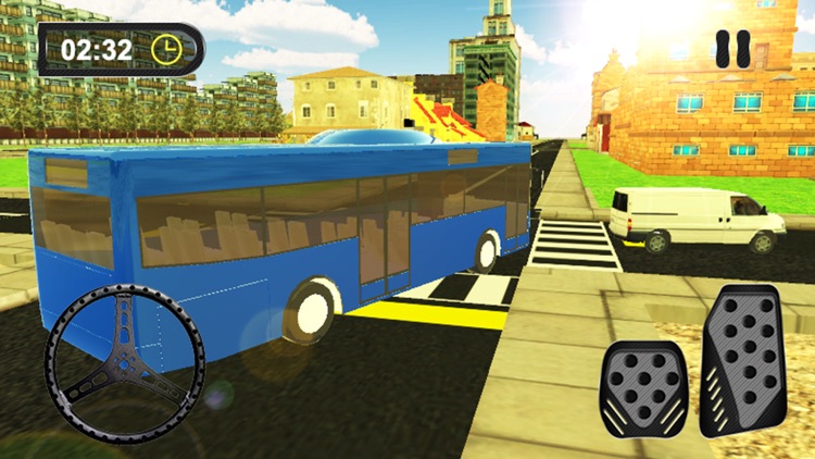 3D Bus Parking- City Driving Test Simulator screenshot-4