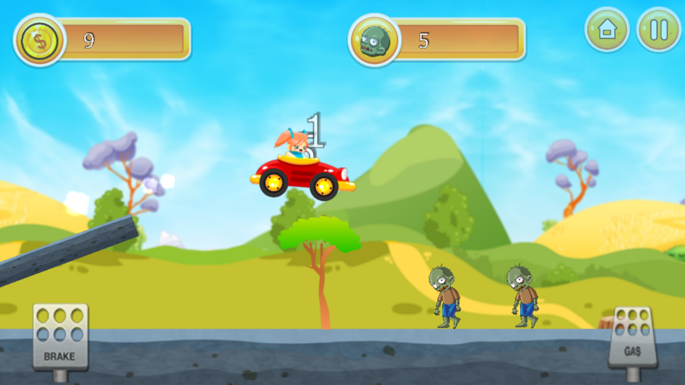 rally car driving vs zombie - 4x4 off road racing screenshot 5