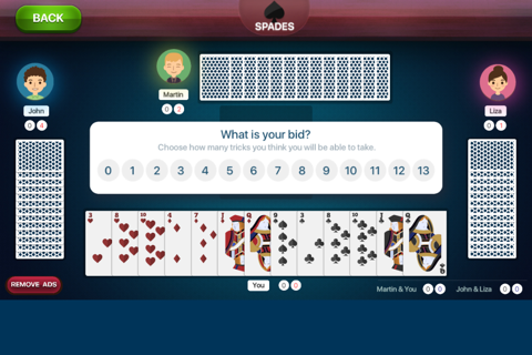 Spades Free Card Game screenshot 3