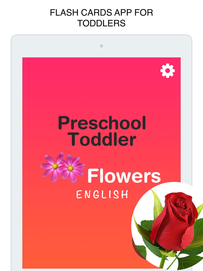 Flowers Flashcard for babies and preschool