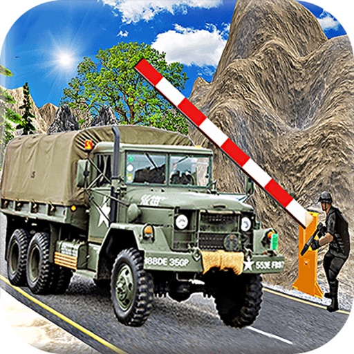 Military Soldier Truck Drive icon