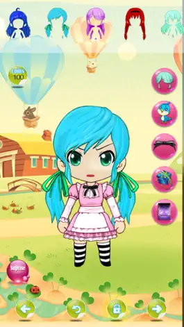 Game screenshot dress up anime pretty cute princess game for teens mod apk