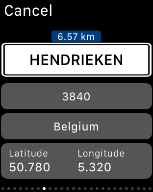 CityRadar Cities around me