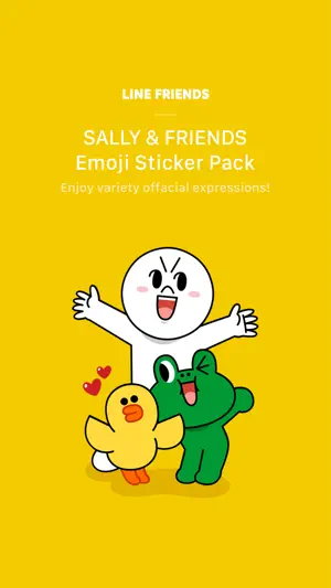 SALLY & FRIENDS Emoji Stickers - LINE FRIENDS screenshot 1
