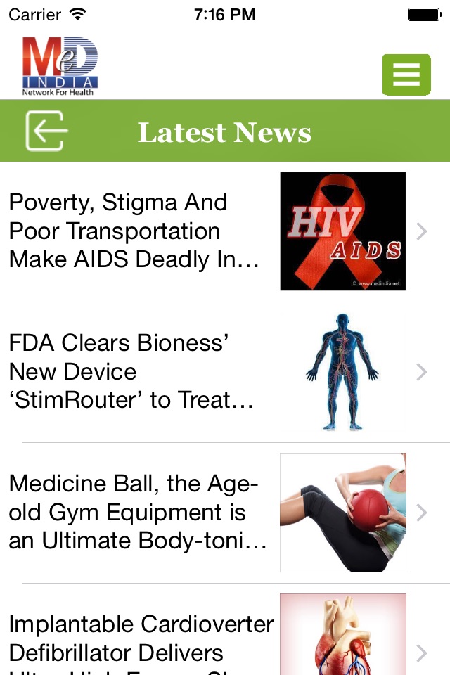 Medindia - Health & Wellness screenshot 2