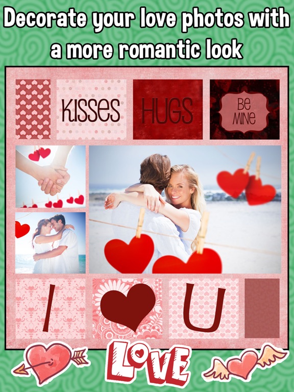 Screenshot #5 pour Valentine's Day Frames Photo Collage Editor