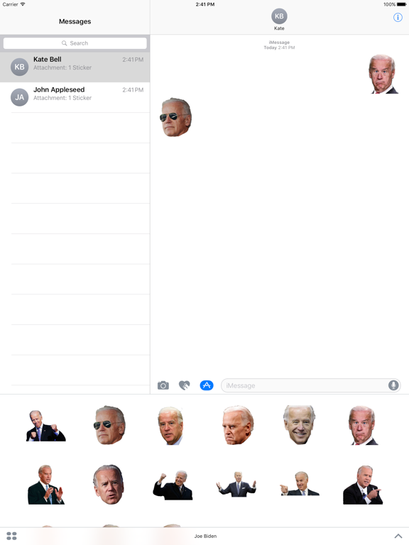 Screenshot #4 pour Joe Biden Emoji Stickers