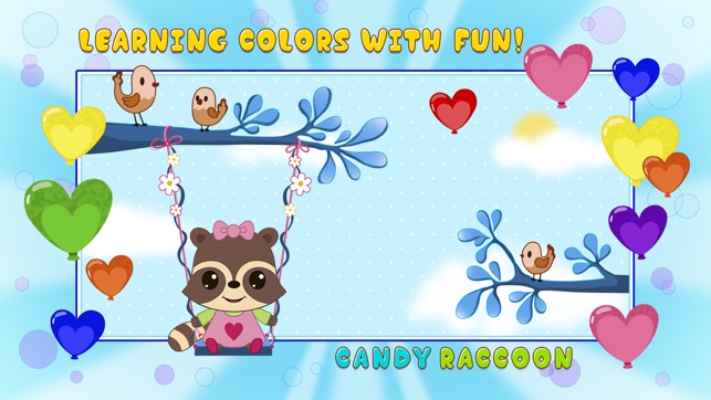 Candy Raccoon: Balloon Games Lite