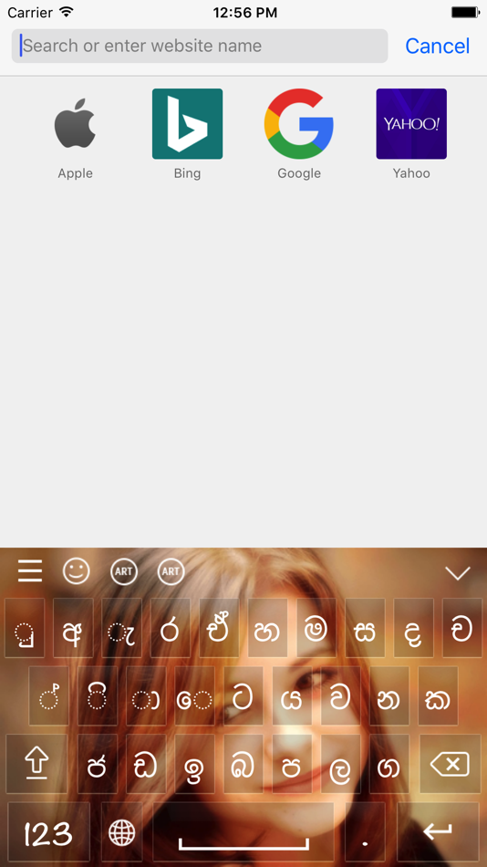 #5. Sinhalese Keyboard - Sinhalese Input Keyboard (iOS) 由: Bhavik Savaliya
