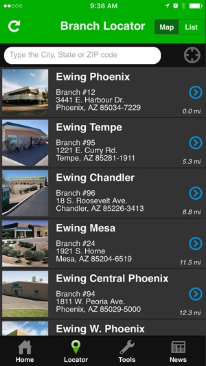 Ewing Irrigation On The App Screenshots