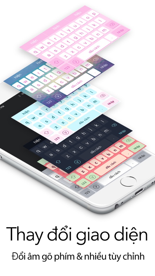 #2. VKey - Gõ Tiếng Việt với Swipe-to-type (iOS) By: Pham Trung Dung