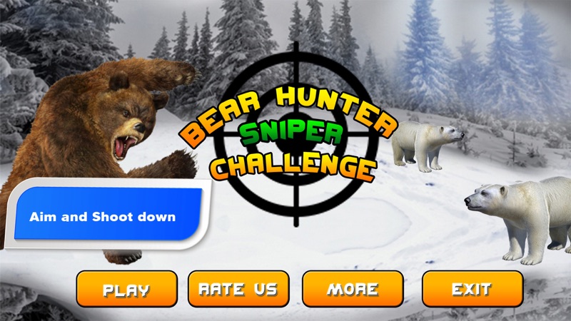 Bear Hunter Sniper Challenge screenshot 1
