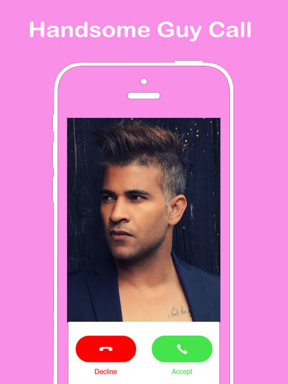 Fake Call from Family Man and Handsome Guy iPad screenshot 5 - Entertainment app