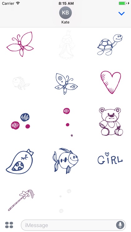Animated Cute Children Stickers