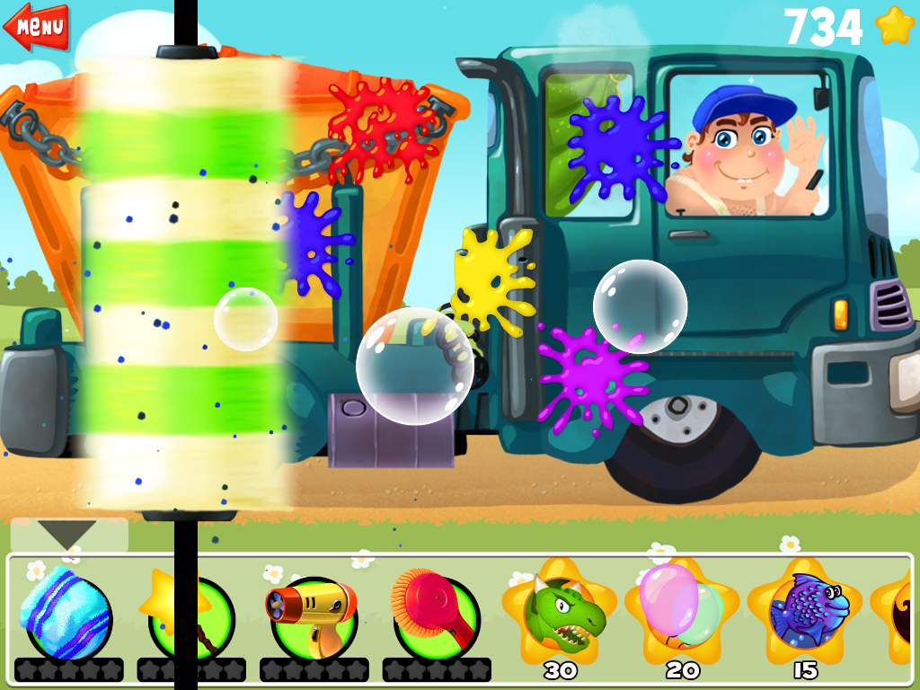 A Free Car Wash Game for Kids and Toddlers