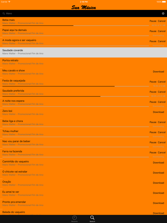 Screenshot #4 pour Sua Música