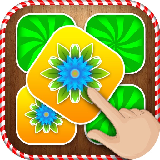 Christmas Flowers Matching Cards - Christmas Games icon