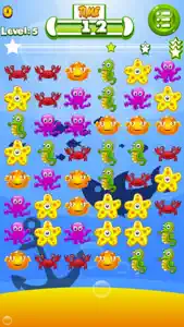 SEA Match Puzzle Game - Underwater World screenshot #2 for iPhone