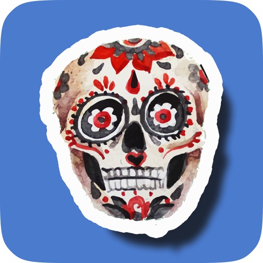 Animated Day of the Dead Stickers for Messaging