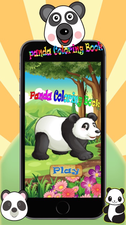 Lovely Panda Coloring Book For Kids