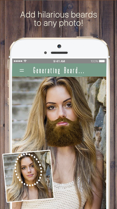 Screenshot #1 for Beard Me Booth: Camera effects add beards to pics!